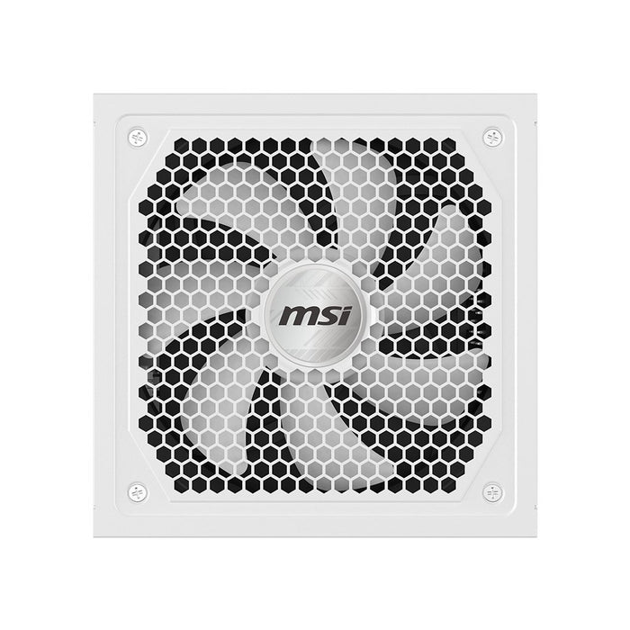 EAN 4711377357104 - MSI MAG A1000GL PCIE5 WHITE unidad de fuente de alimentación 1000 W 24-pin ATX ATX Blanco imagen 3