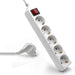 EAN 8054392610400 - Ewent EW3916 base múltiple 1,5 m 5 salidas AC Interior Blanco imagen 1