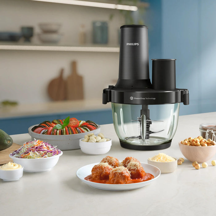 EAN 8720389066627 - Philips 5000 series HR1507/00 picadora eléctrica de alimentos 2 L 650 W Negro imagen 5