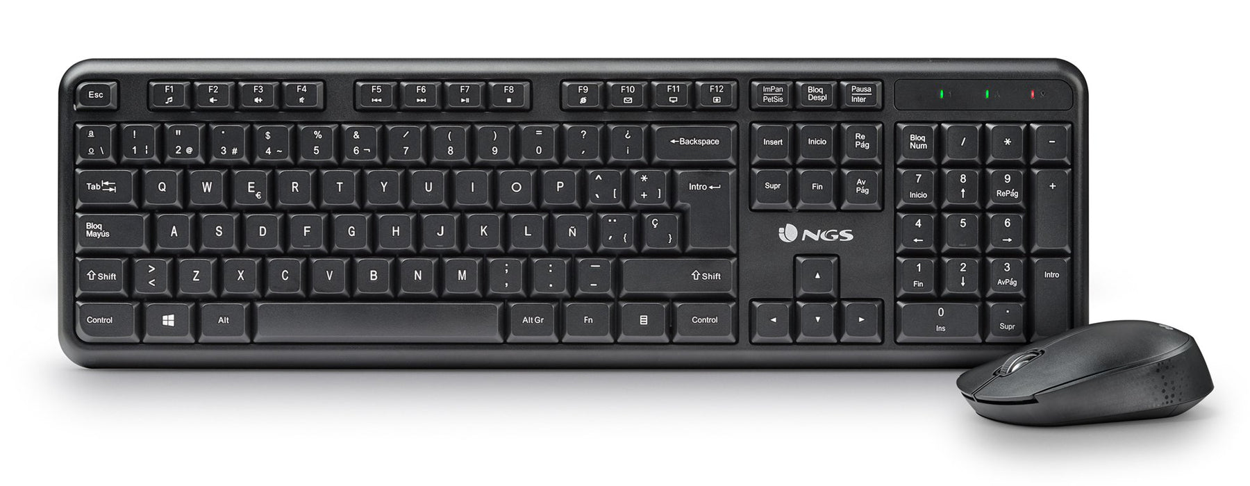 EAN 8435430627688 - NGS HARMONY KIT (QUERTY, IT) teclado Ratón incluido Universal RF inalámbrico QWERTY Italiano Negro imagen 2