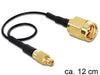 EAN 4043619884711 - DeLOCK 88471 cable coaxial 0,12 m MMCX SMA Oro, Negro imagen 2