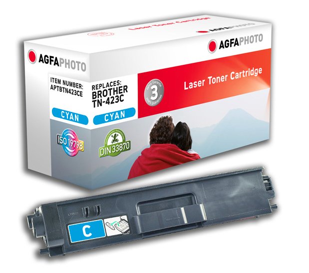 EAN 4250164857804 - AgfaPhoto APTBTN423CE cartucho de tóner 1 pieza(s) Compatible Cian imagen 1