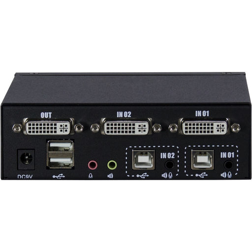 EAN 4260133128835 - Inter-Tech KVM-AS-21DA DVI interruptor KVM Negro imagen 2