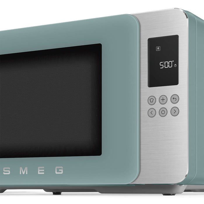 EAN 8017709356491 - Smeg MOC01EGMEU microondas Verde Microondas con grill Encimera 29 L 1450 W imagen 13