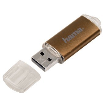 EAN 4007249910769 - Hama 32GB Laeta unidad flash USB USB tipo A 2.0 Marrón, Transparente imagen 2