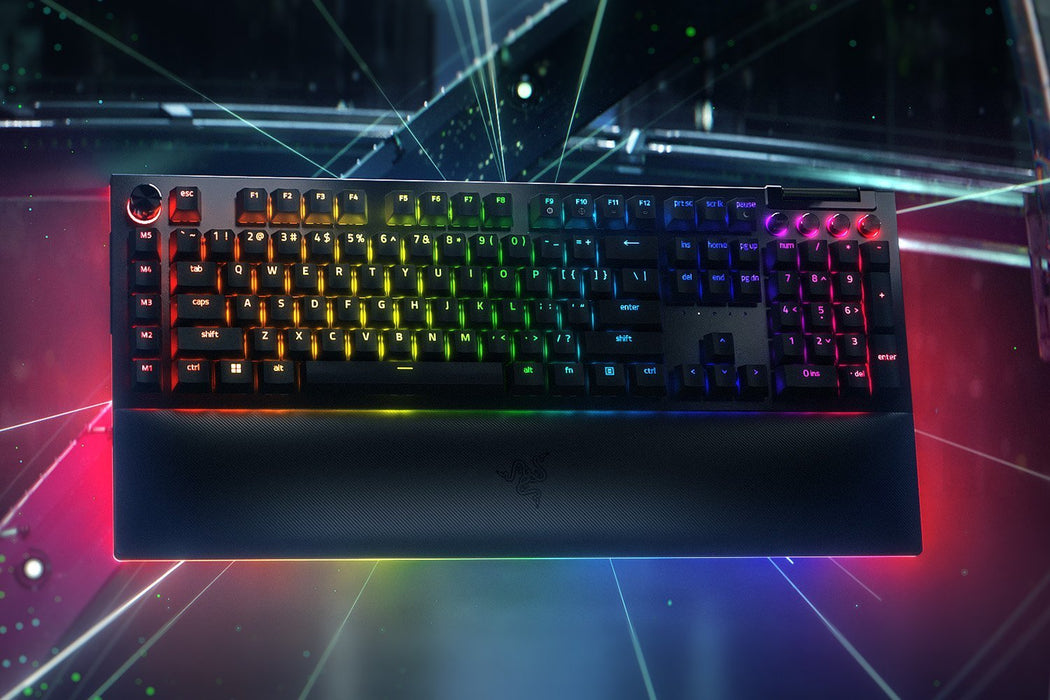 EAN 8887910072011 - Razer BlackWidow V4 Pro teclado Juego USB QWERTY Internacional de EE.UU. Negro imagen 9