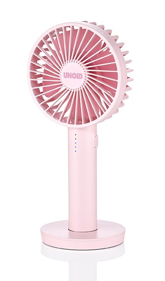EAN 4011689866241 - Unold Breezy II Rosa 10 cm Ventilador de mano imagen 4