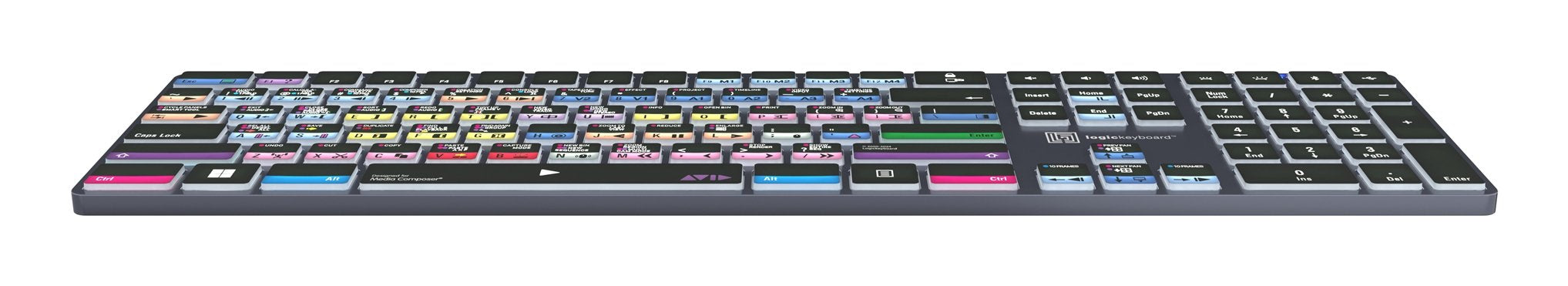 EAN 5707795023225 - Logickeyboard LKB-MCOMP-TPC teclado Hogar / Oficina USB + Bluetooth QWERTY Inglés del Reino Unido Negro imagen 7