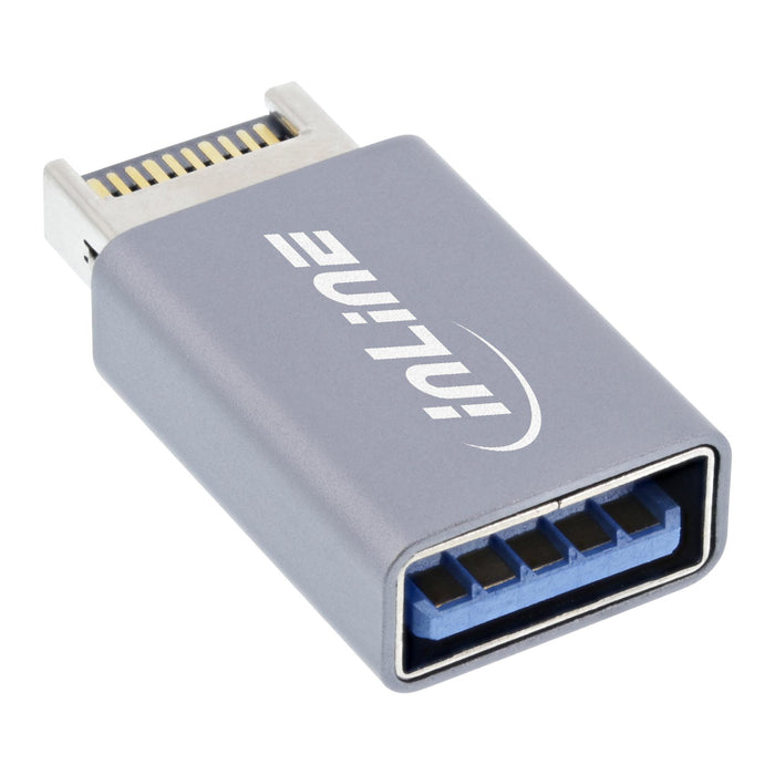 EAN 4043718315161 - InLine 33446O cambiador de género para cable Gris imagen 1
