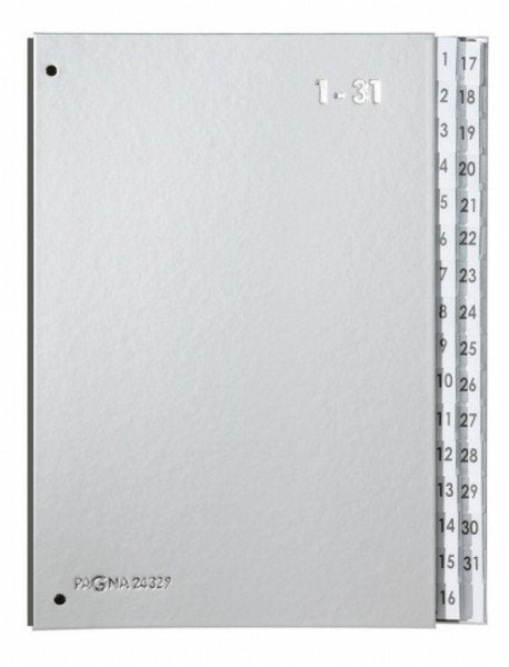 EAN 4013951011342 - Pagna 24329-14 separador Plata Cartón, Polipropileno (PP) A4 imagen 1