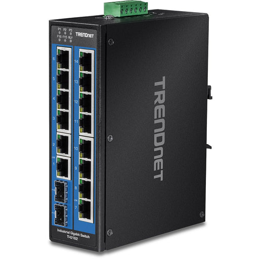 EAN 0710931161854 - Trendnet TI-G162 switch Gigabit Ethernet (10/100/1000) Negro imagen 1
