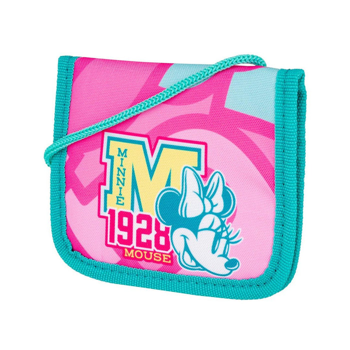 EAN 4017245967155 - McNeill Minnie Mouse Bolsita para colgar del cuello Azul, Rosa, Amarillo imagen 1