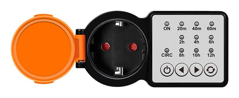 EAN 4052792075120 - LogiLink ET0015 contador eléctrico Negro, Naranja Programador eléctrico diario/semanal imagen 3
