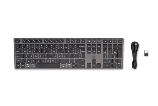 EAN 198122140725 - HP 720 Multi-Device Rechargeable Wireless Keyboard teclado Hogar / Oficina USB + Bluetooth QWERTY Inglés N imagen 1