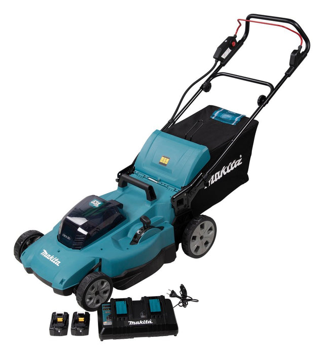 EAN 88381756730 - Makita DLM538Z cortadora de césped Cortacésped manual Batería Negro, Azul, Metálico imagen 17