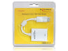 EAN 4043619617661 - DeLOCK 61766 adaptador de cable de vídeo 0,125 m VGA (D-Sub) DisplayPort Blanco imagen 2