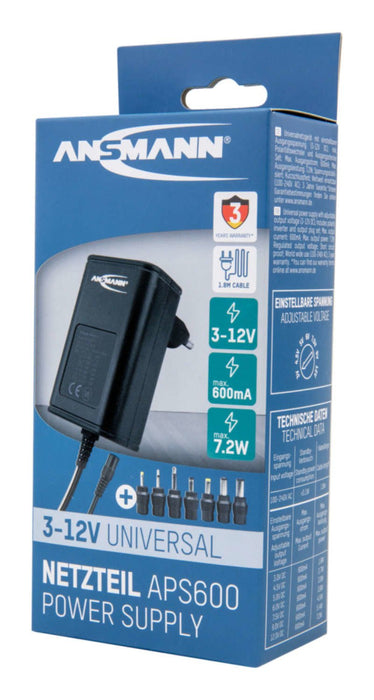 EAN 4013674164097 - Ansmann APS 600 adaptador e inversor de corriente Negro imagen 7