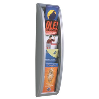 EAN 3660141239652 - PaperFlow K540625 estante para revistas Poliestireno Aluminio imagen 1