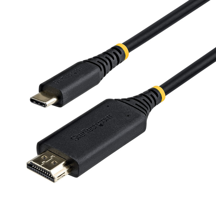 EAN 65030936972 - StarTech.com 1M-USBC-HDMI-4K60-G adaptador de cable de vídeo USB Tipo C HDMI tipo A (Estándar) Negro imagen 4