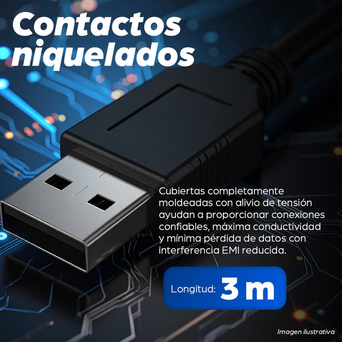 EAN 0766623333382 - Manhattan 333382 cable USB USB A USB B 0,48 Gbit/s imagen 7