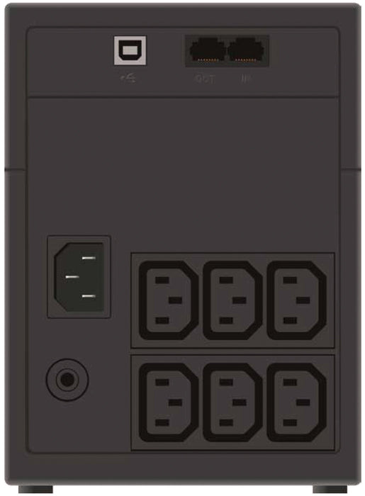EAN 4260074976694 - PowerWalker VI 1200 SHL IEC UK sistema de alimentación ininterrumpida (UPS) Línea interactiva 1,2 kVA 600 imagen 4