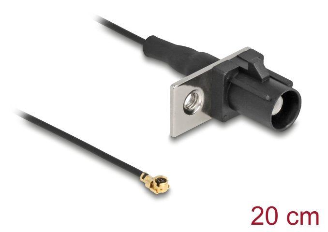 EAN 4043619907281 - DeLOCK 90728 cable coaxial 1.13 0,2 m FAKRA A I-PEX MHF1 Negro imagen 2