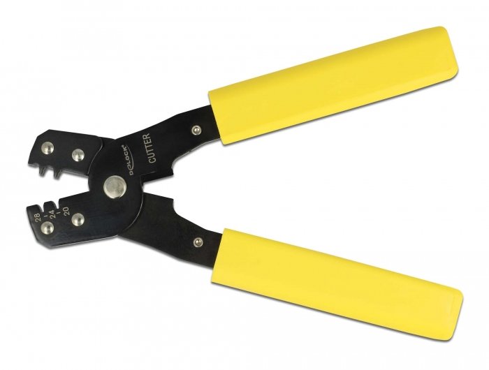 EAN 4043619905423 - DeLOCK 90542 crimpadora Herramienta para prensar Amarillo imagen 1