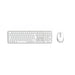 EAN 4047443520487 - Hama WKM-550 teclado Ratón incluido Hogar / Oficina RF Wireless + Bluetooth QWERTZ Alemán Gris, Blanco imagen 1
