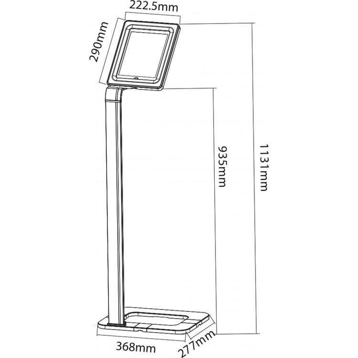 EAN 8054529026197 - Techly ICA-TBL 1501 soporte de seguridad para tabletas Plata 25,6 cm (10.1") imagen 3