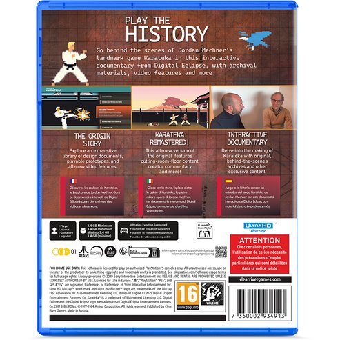 EAN 7350002934913 - Clear River Games The Making of Karateka Estándar PlayStation 5 imagen 2