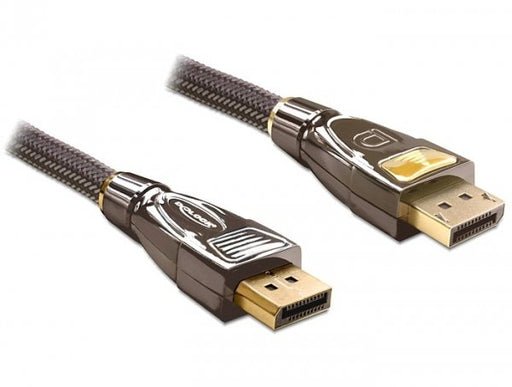 EAN 4043619827701 - DeLOCK 82770 cable DisplayPort 1 m Negro, Marrón imagen 1