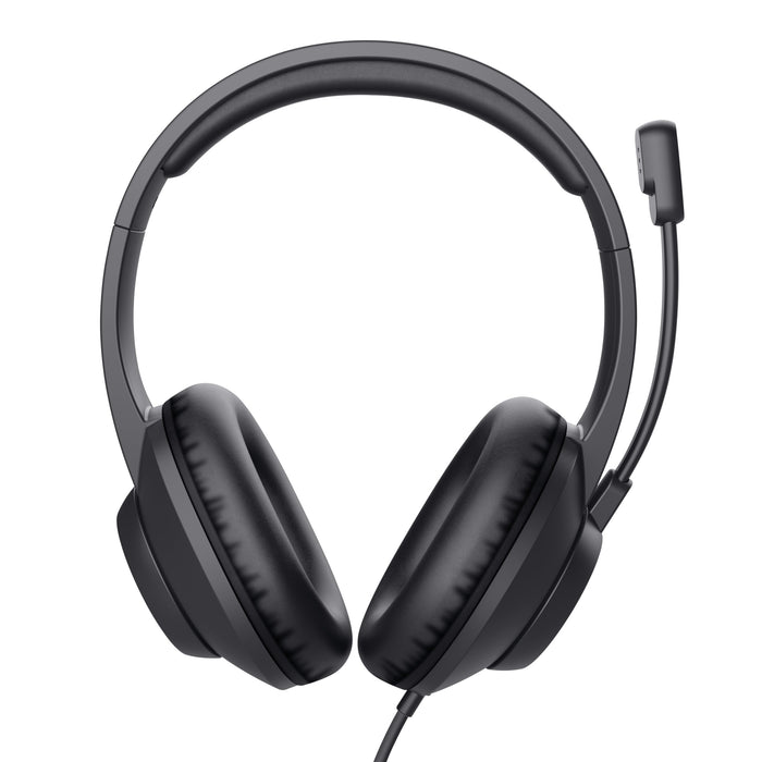 EAN 8713439254617 - Trust Ayda Max USB Auriculares Alámbrico Diadema Oficina/Centro de llamadas USB Type-C / USB Type-A Negro imagen 4