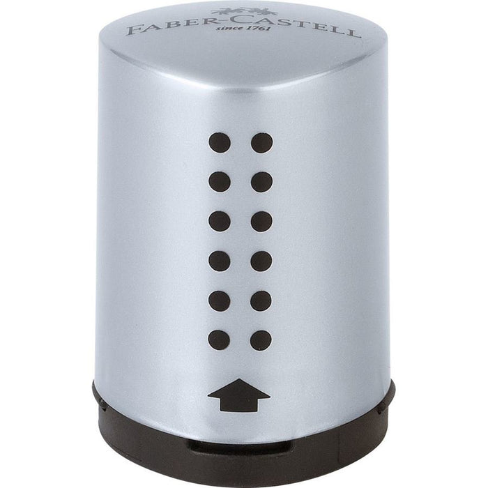 EAN 4005401837008 - Faber-Castell 183700 sacapuntas Sacapuntas manual Negro, Plata imagen 1
