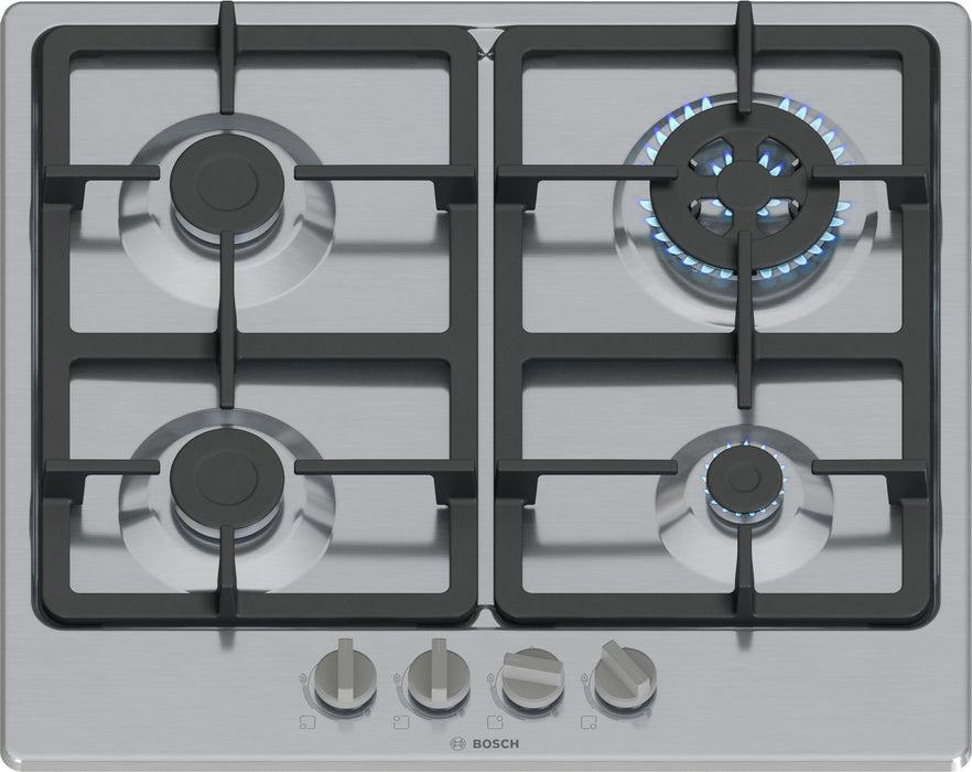 EAN 4242005484614 - Bosch Serie 4 PGH6B5K90 hobs Acero inoxidable Integrado 60 cm Encimera de gas 4 zona(s) imagen 1