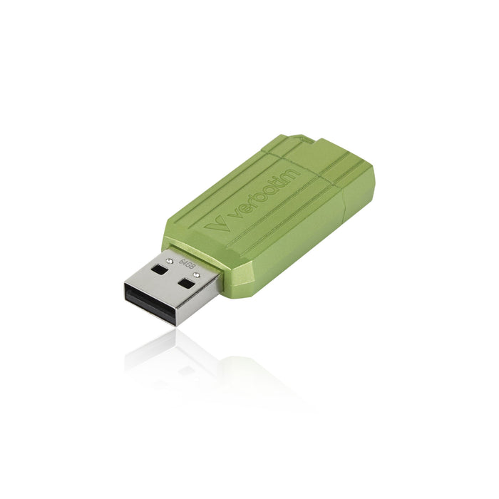 EAN 23942499640 - Verbatim Store n Go Pinstripe USB 2.0 Eucalyptus Green 64GB - USB-Stick - 64 GB unidad flash USB USB tipo A imagen 3