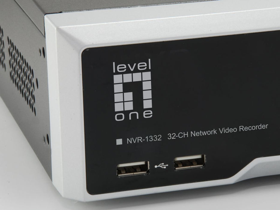 EAN 4015867201848 - LevelOne NVR-1332 Grabadore de vídeo en red (NVR) Negro, Plata imagen 2