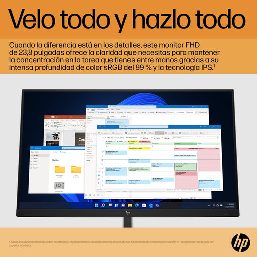 EAN 0196786616549 - HP E24 G5 FHD PVC Free Monitor pantalla para PC 60,5 cm (23.8") 1920 x 1080 Pixeles Full HD LCD Negro, Pl imagen 2