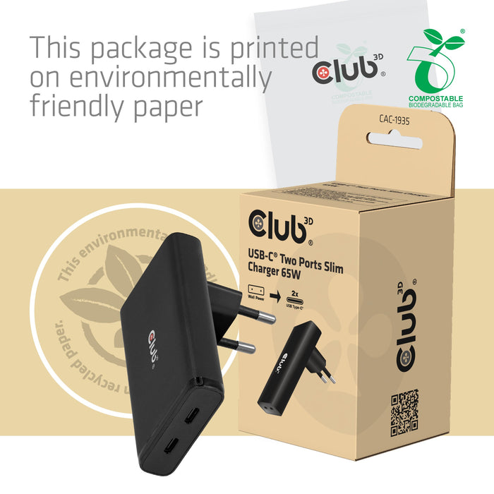 EAN 8719214473945 - CLUB3D CAC-1935 cargador de dispositivo móvil Universal Negro Corriente alterna Carga rápida Interior imagen 10