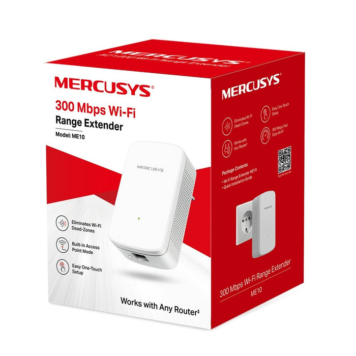 EAN 6957939000301 - Mercusys ME10 ampliador de red Repetidor de red Blanco 10, 100 Mbit/s imagen 5
