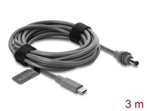 EAN 4043619918218 - DeLOCK 91821 cable de transmisión Gris 3 m USB C DC 5.5mm imagen 2
