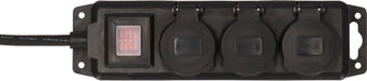 EAN 4007123684328 - Brennenstuhl 1159950013 base múltiple 2 m 3 salidas AC Interior / exterior Negro imagen 2