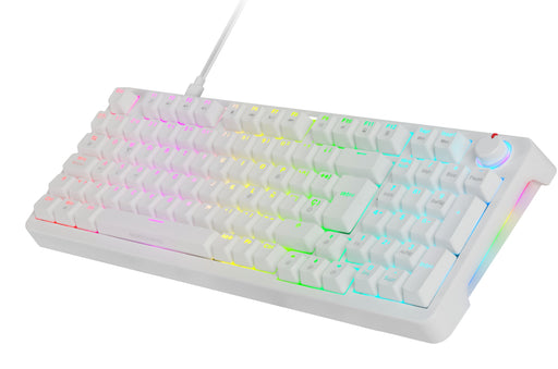 EAN 8435693110477 - Mars Gaming MKPROWYFR teclado Juego USB AZERTY Francés Blanco imagen 1