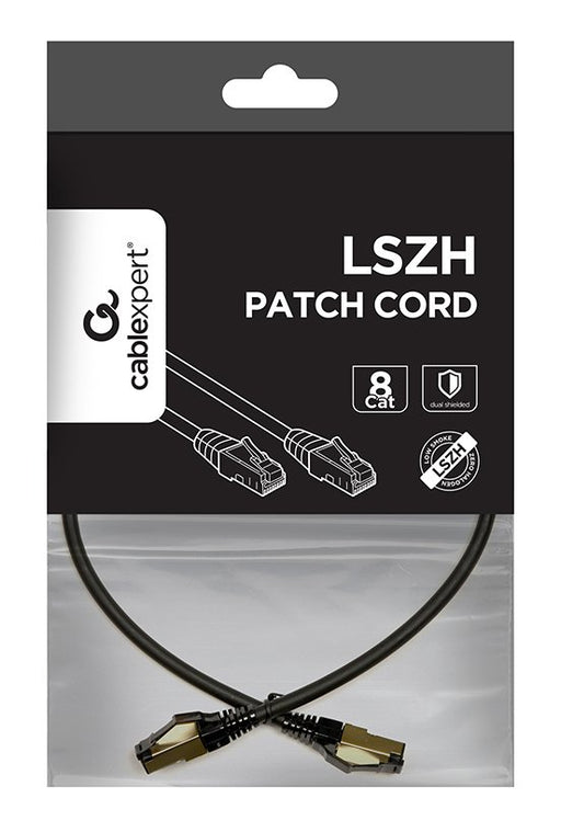 EAN 8716309119771 - Gembird PP8-LSZHCU-BK-0.25M cable de red Negro 0,25 m Cat8 S/FTP (S-STP) imagen 2