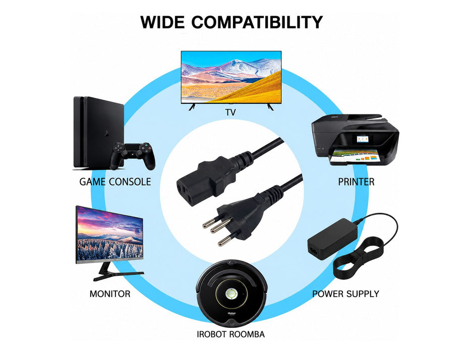 EAN 4015867245255 - Equip 112242 cable de transmisión Negro 5 m T12 C13 acoplador imagen 4