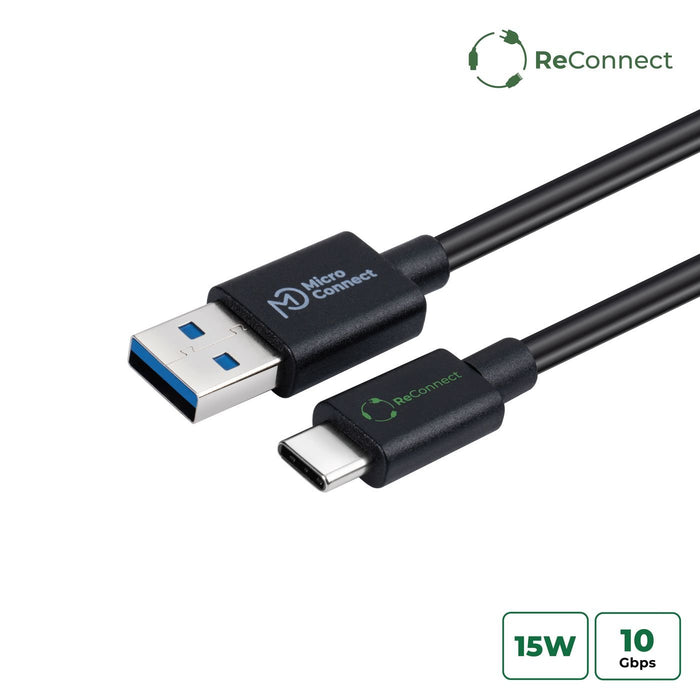 EAN 5715063596135 - Microconnect ECO-USB3.2CA05 cable USB USB 3.2 Gen 2 (3.1 Gen 2) 0,5 m USB A USB C Negro imagen 1