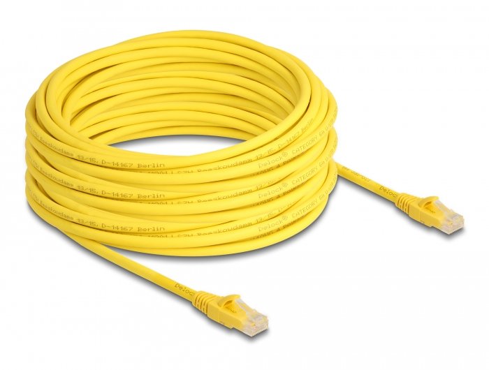 EAN 4043619801060 - DeLOCK 80106 cable de red Amarillo Cat6a U/UTP (UTP) imagen 1