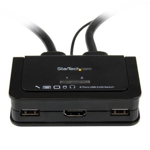 EAN 0065030851060 - StarTech.com SV211HDUA interruptor KVM Negro imagen 2