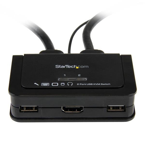EAN 0065030851060 - StarTech.com SV211HDUA interruptor KVM Negro imagen 2