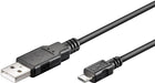 EAN 5704327946571 - Microconnect USBABMICRO5 cable USB USB 2.0 5 m USB A Micro-USB B Negro imagen 1
