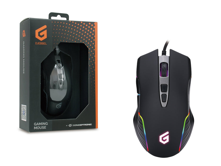 EAN 4015867224328 - Conceptronic DJEBBEL ratón Juego USB tipo A Óptico 7200 DPI imagen 2